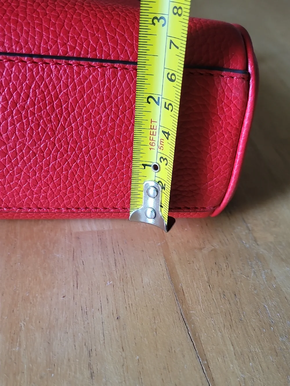 Tory Burch Blake Leather Crossbody Bag in Brilliant Red